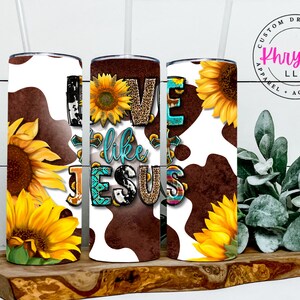 Love Like Jesus Tumbler, Tumbler with Straw, 20oz Tumbler, 30oz Tumbler, Christian Gift Idea