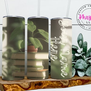 Plant Lady Tumbler, Plant Gifts for Her, 20oz Tumbler, Tumbler with Straw, 30oz Tumbler