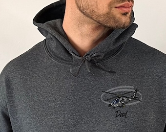 Helicopter Dad Hoodie - Funny Men’s Parenting Shirt - Overprotective Father Gift - Dad Humor Graphic Tee - Father's Day Hoodie Idea