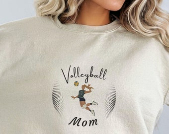 Volleyball Mom Sweatshirt, Game day Sports shirt, Volleyball shirt, Volleyball fan shirt, gift for mom, Mothers Day, Volleyball Mama Shirt