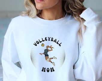 Volleyball Mom Sweatshirt, Game day Sports shirt, Volleyball shirt, Volleyball fan shirt, gift for mom, Mothers Day, Volleyball Mama Shirt