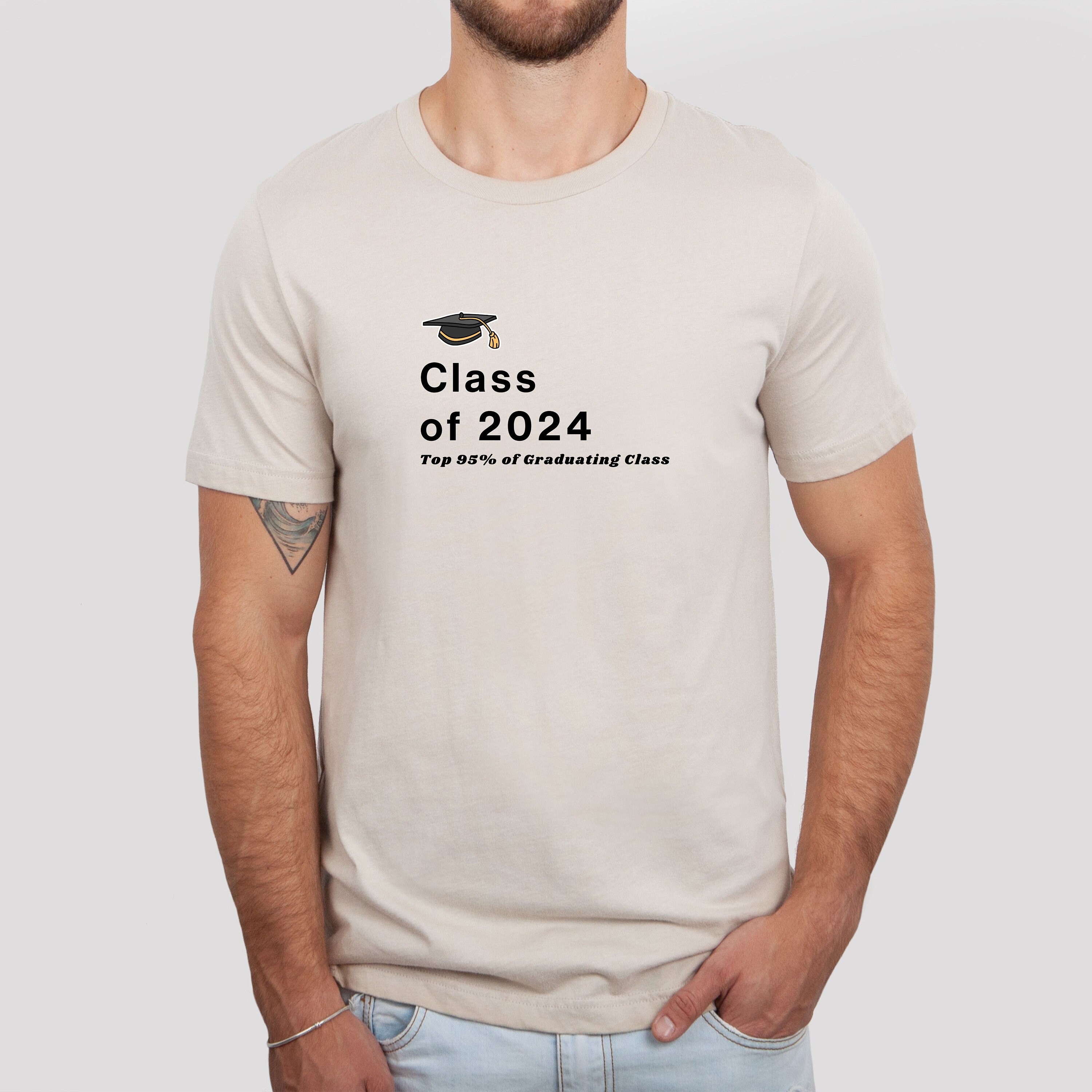 Class of 2024 Top 95% of Class Shirt, High School Graduation Shirt ...