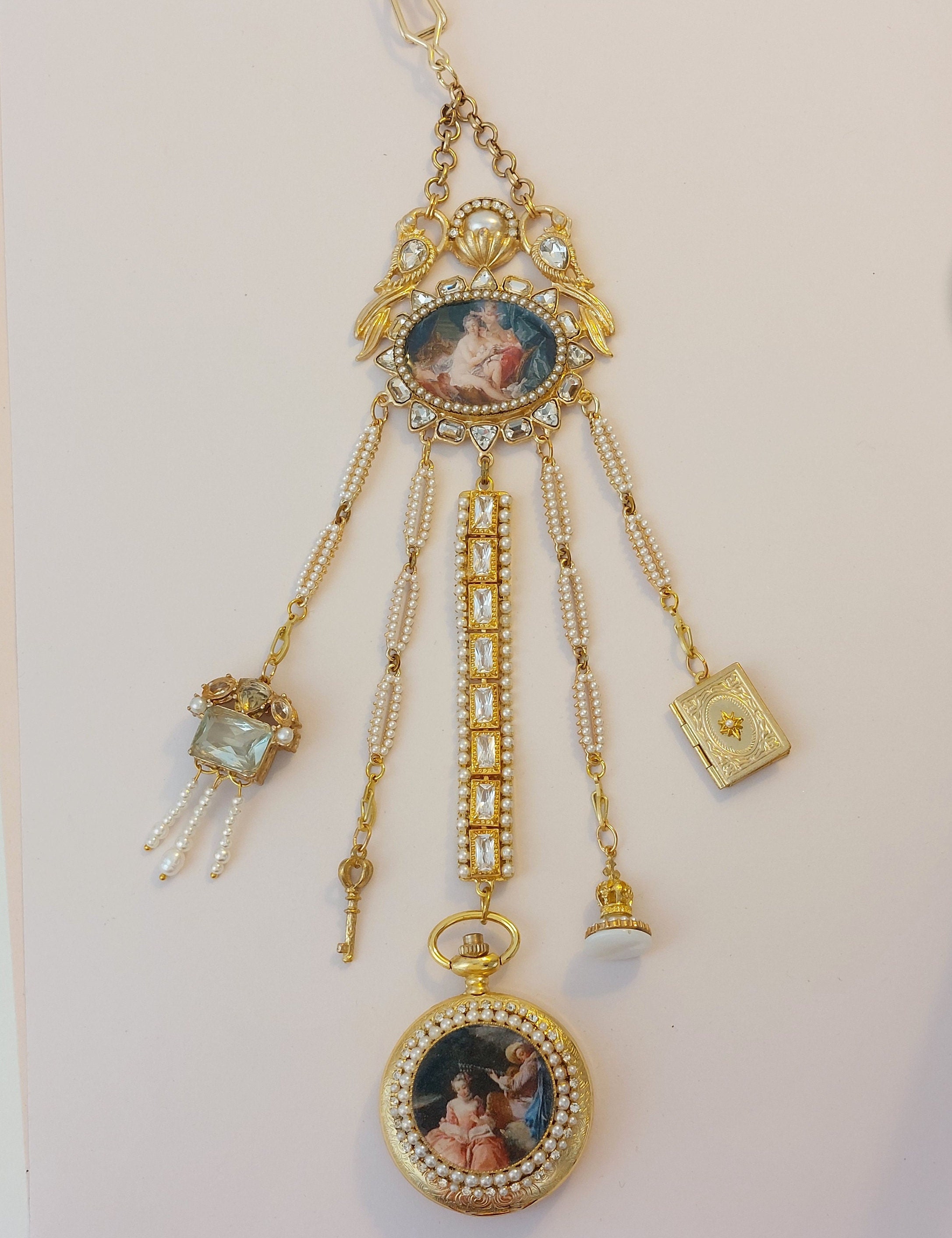 18th Century Watch Fob MWC-0027 Watch Chain And Equipage