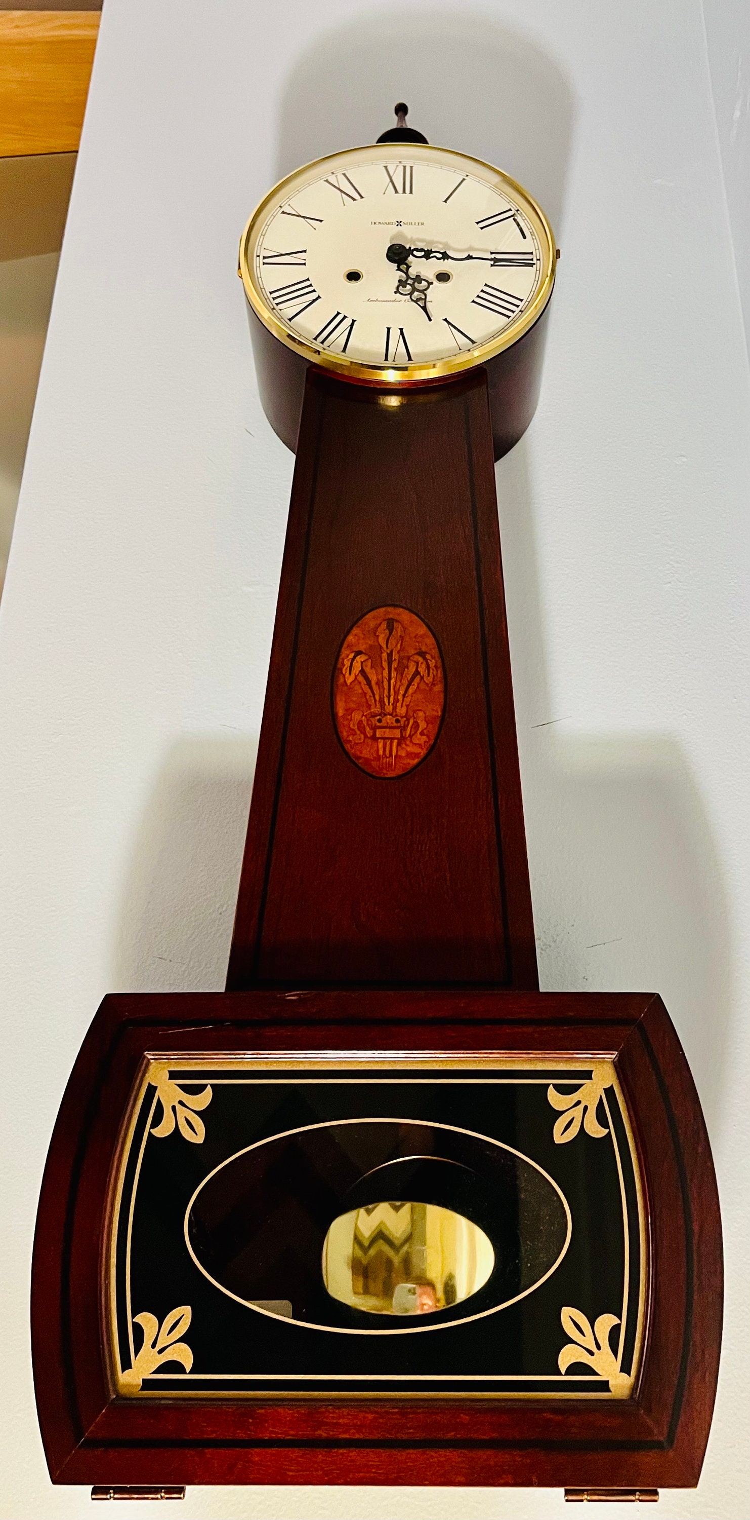 Vintage Howard Miller Banjo Clock Ambassador Series carrington Model Etsy