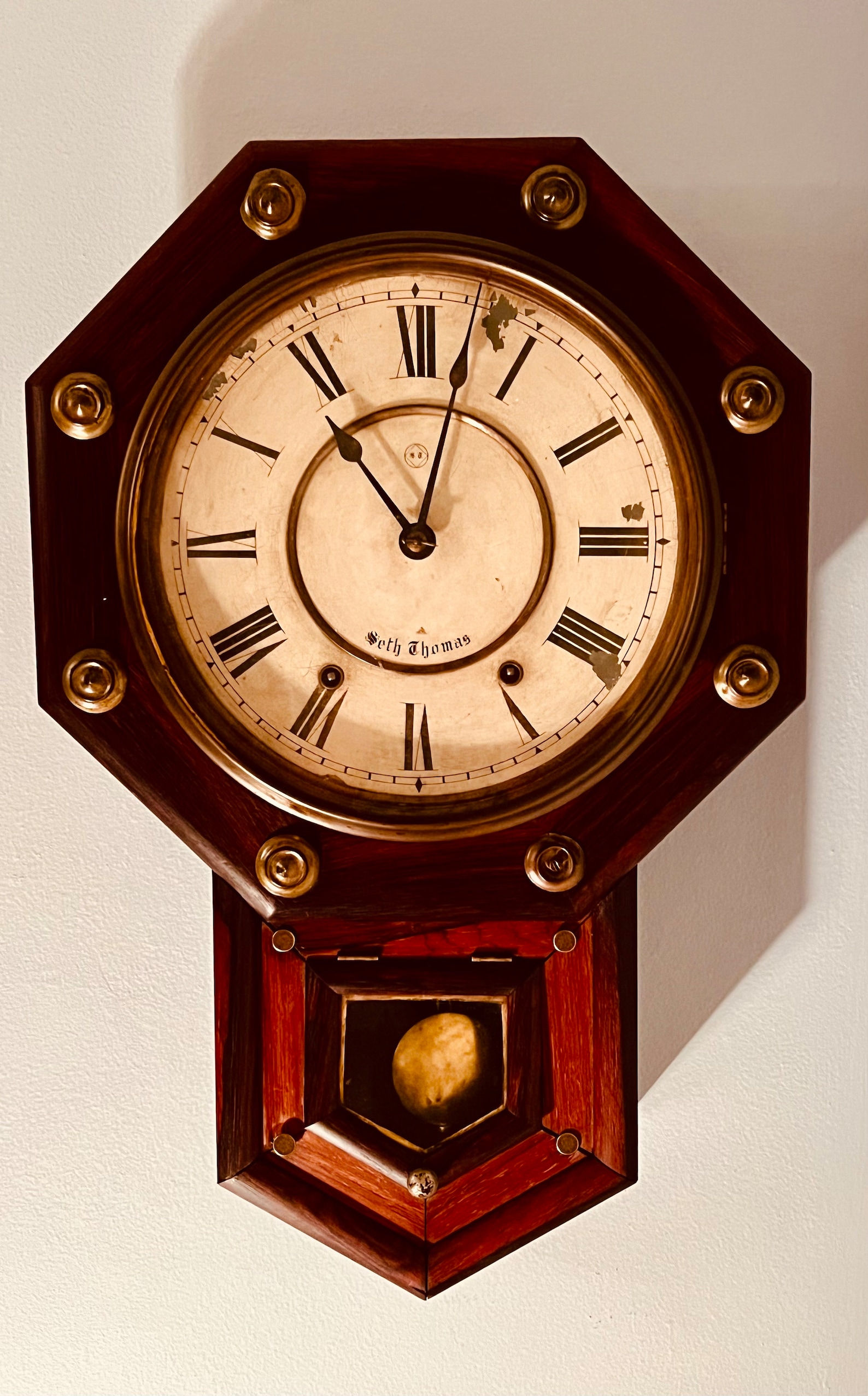 Antique Seth Thomas School House Regulator Wall Clock - Etsy