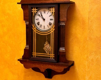 Antique Sessions Clock Co. Hanging Wall Clock – Circa 1910