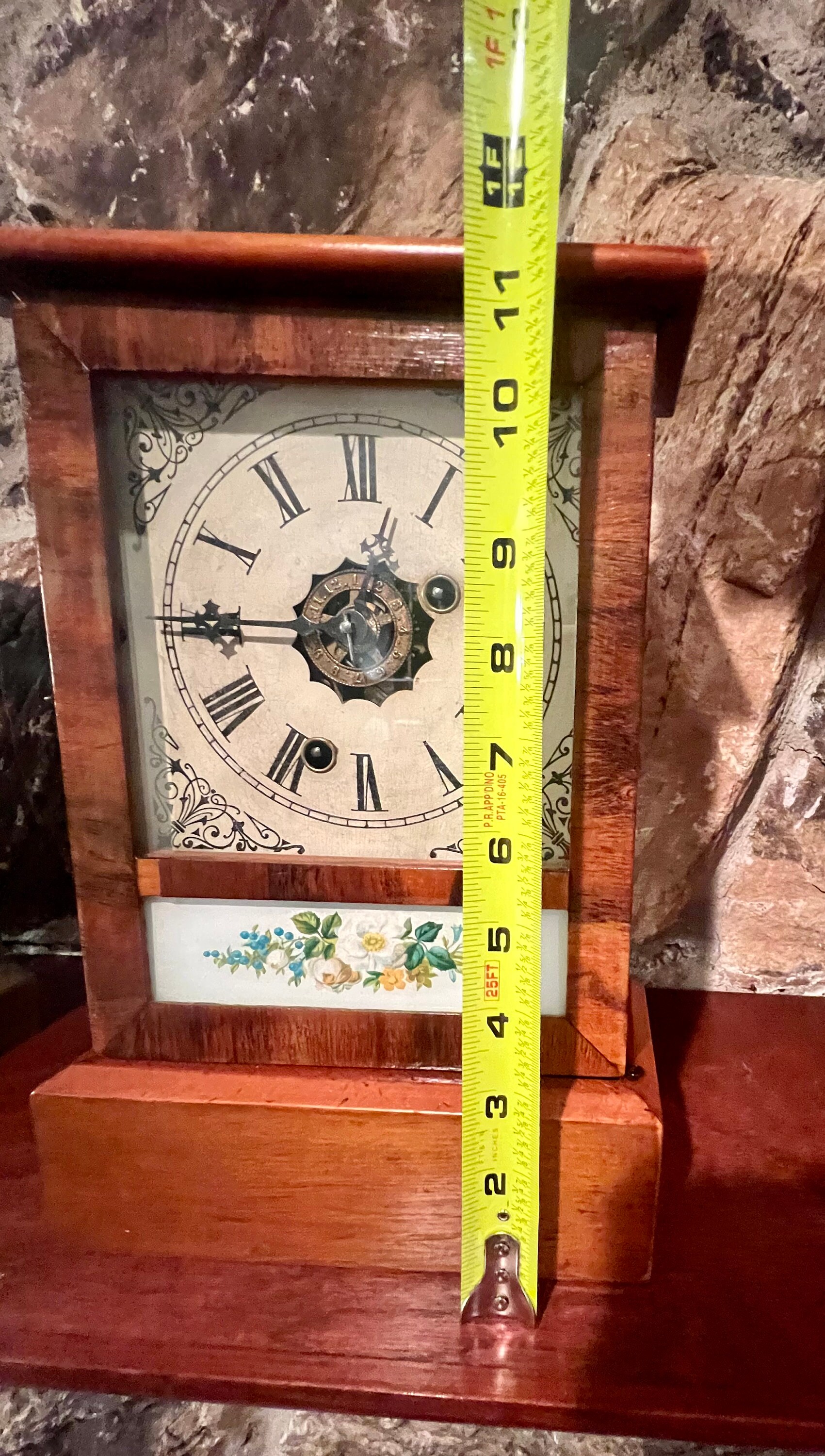 Antique Ansonia Kitchen /shelf Clock Time Only With Alarm Etsy