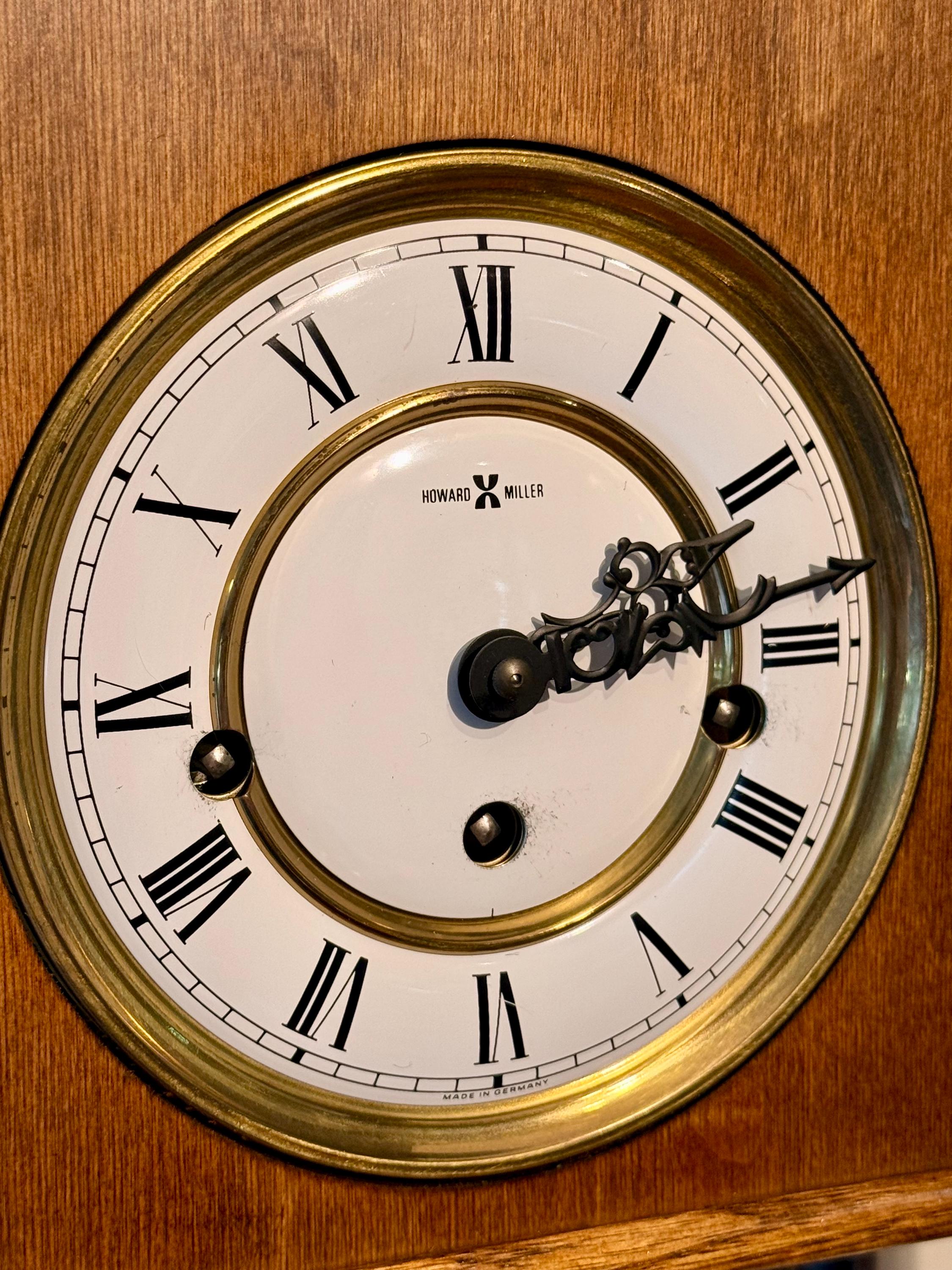 Vintage Howard Miller Westminster Chime Winding Wall Clock - Etsy