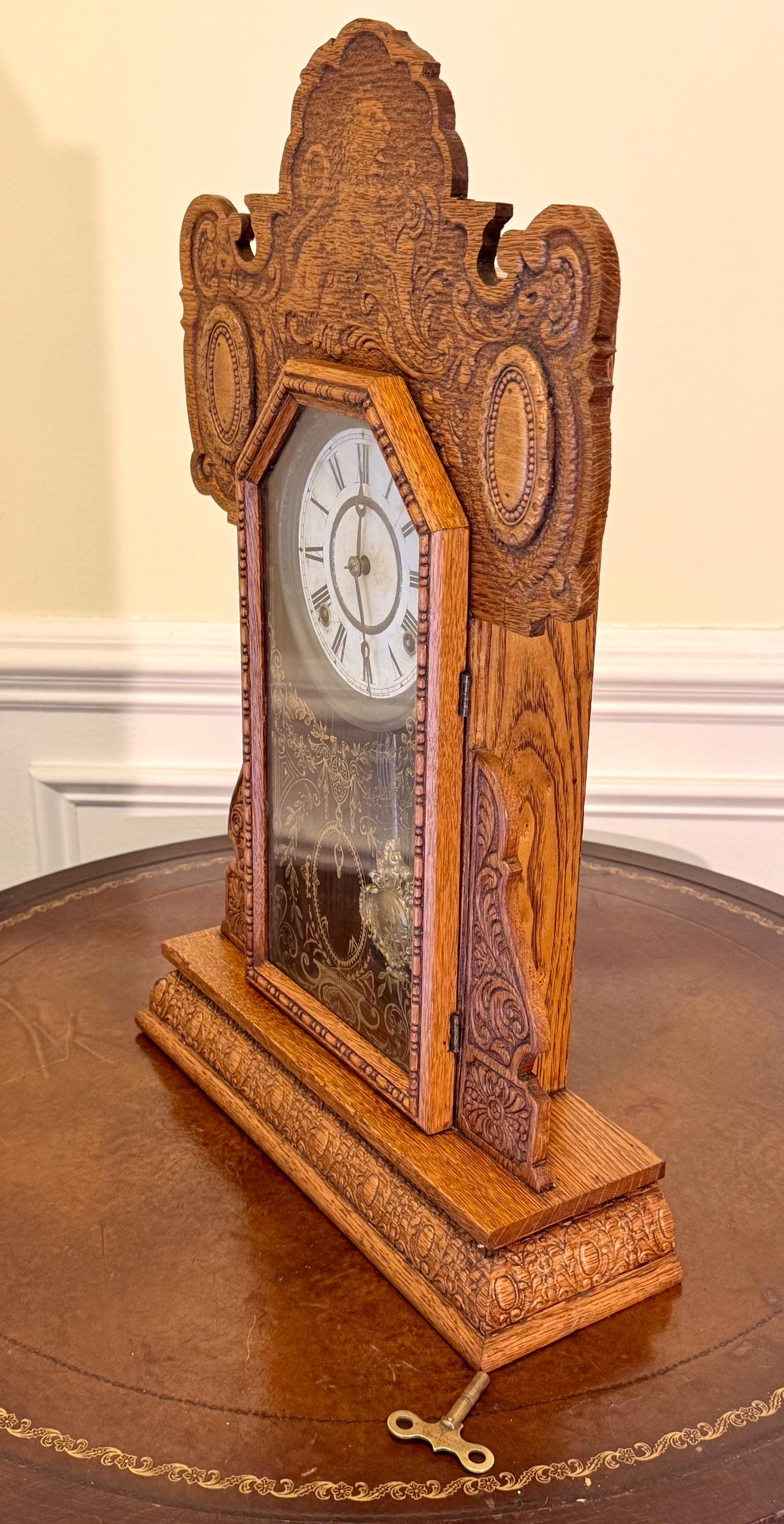Antique E. Ingraham “old Dominion” Eastlake Oak Kitchen