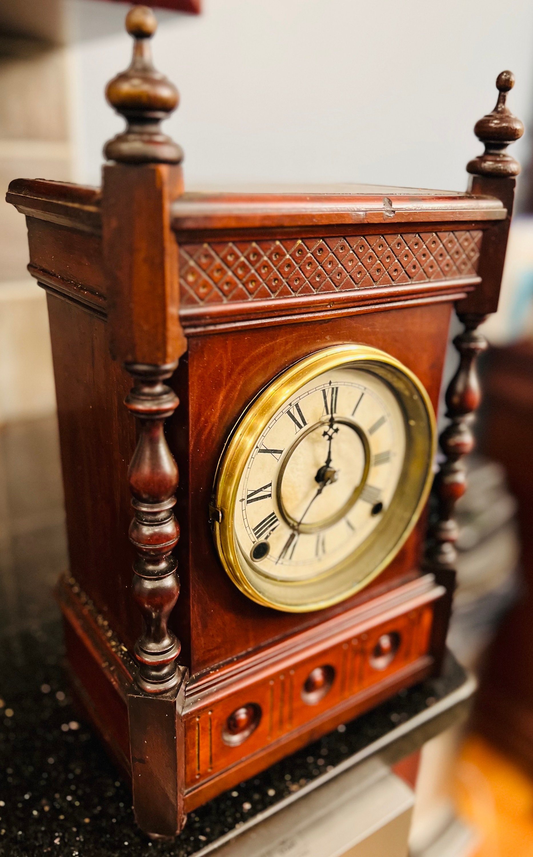 Antique F. Kroeber # 12 Cabinet / Mantel Clock Circa 1888 - Etsy