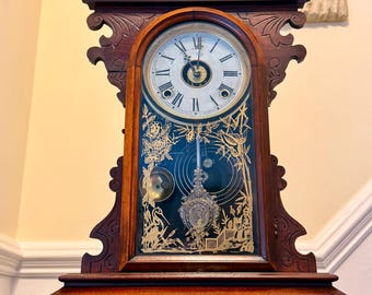 Antique E.N. Welch 8-day Gingerbread Mantel Clock – Striking