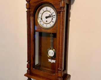 Vintage Howard Miller Westminster Chime Winding Wall Clock - Etsy