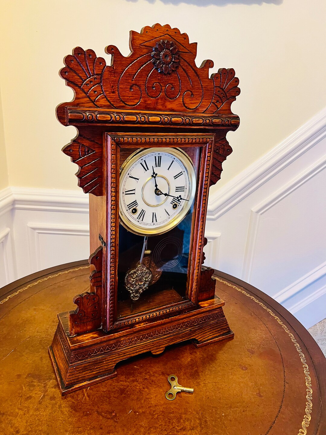 Antique Gilbert Gingerbread / Kitchen Clock Circa 1879 Etsy