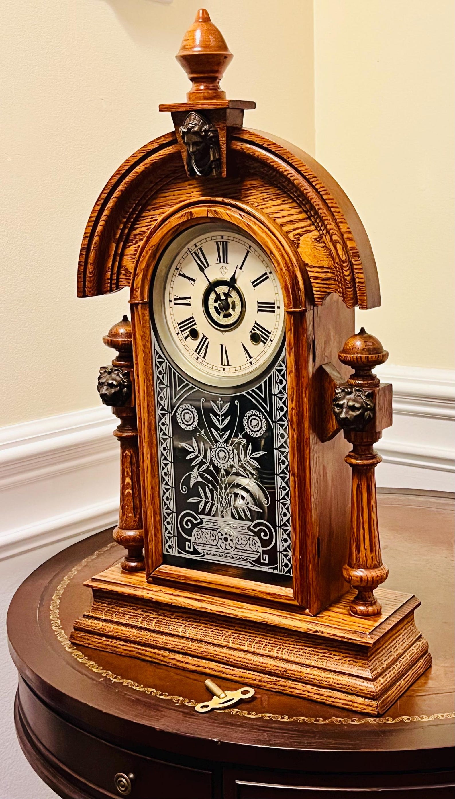 Antique Ansonia King Kitchen / Cabinet Clock - Etsy