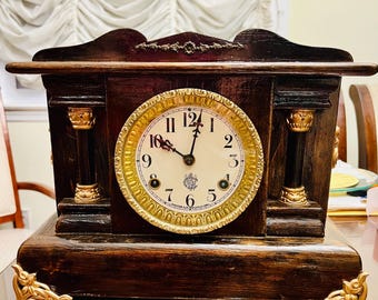 Antique Waterbury Mantel Clock (1920s)