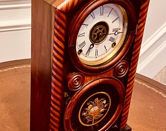 Antique E. Ingraham Empire Style Doric 30 Hour Clock (1900) - Etsy