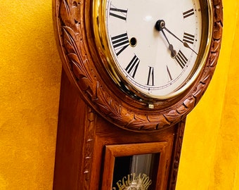 Vintage Seikosha Japanese Mechanical Wall Clock - Etsy