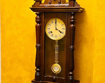 Vintage Southern Clock Company Wall Regulator Clock