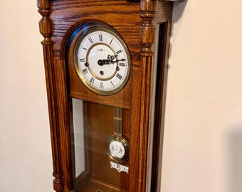 Vintage Howard Miller Westminster Chime Winding Wall Clock - Etsy