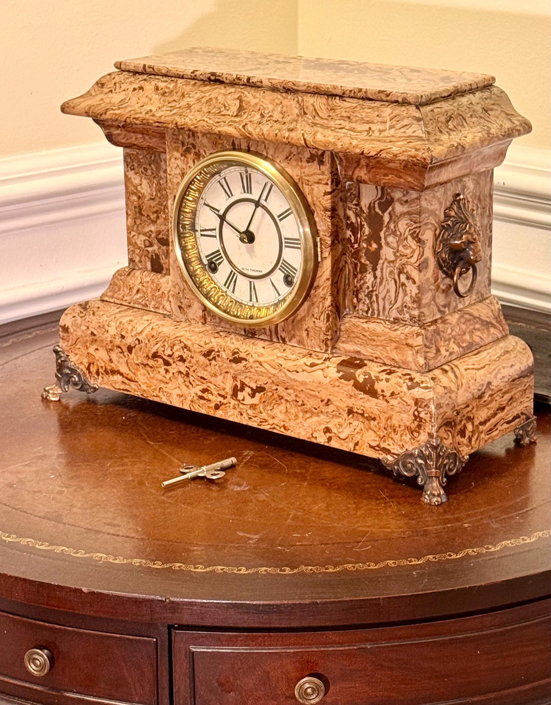 Antique Seth Thomas Adamantine 7/8 Day Mantel Clock - Etsy