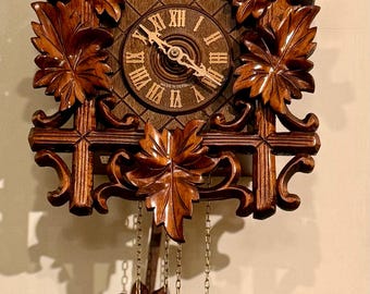 Vintrage Black Forest 8 Day Cuckoo Clock Regula Movement VdS Certified