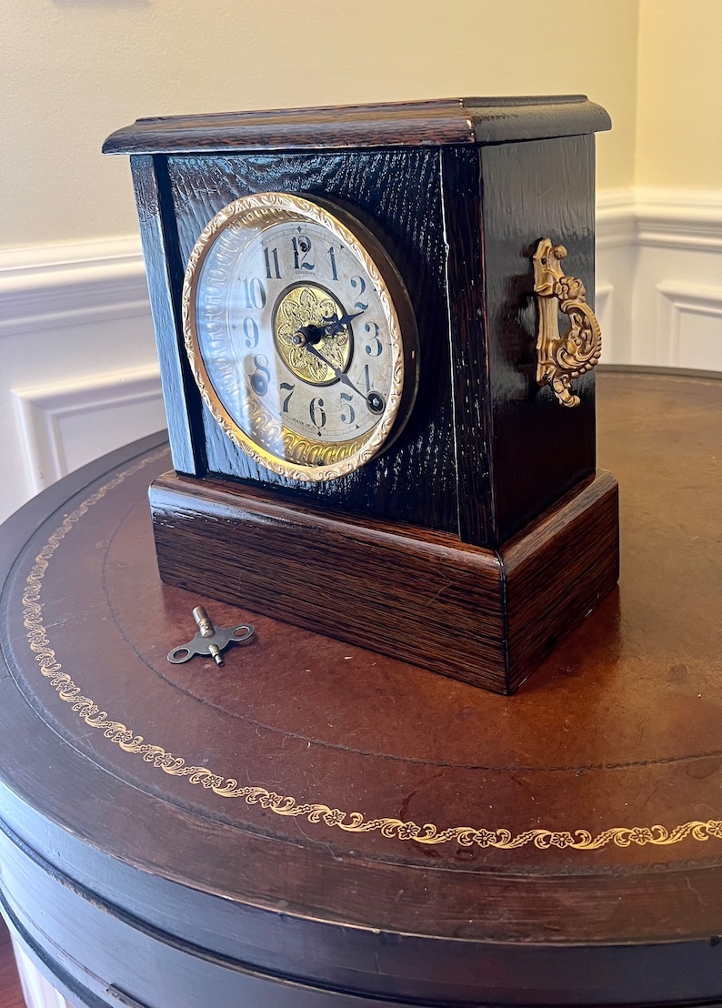 Antique Sessions Mantle Clock Etsy