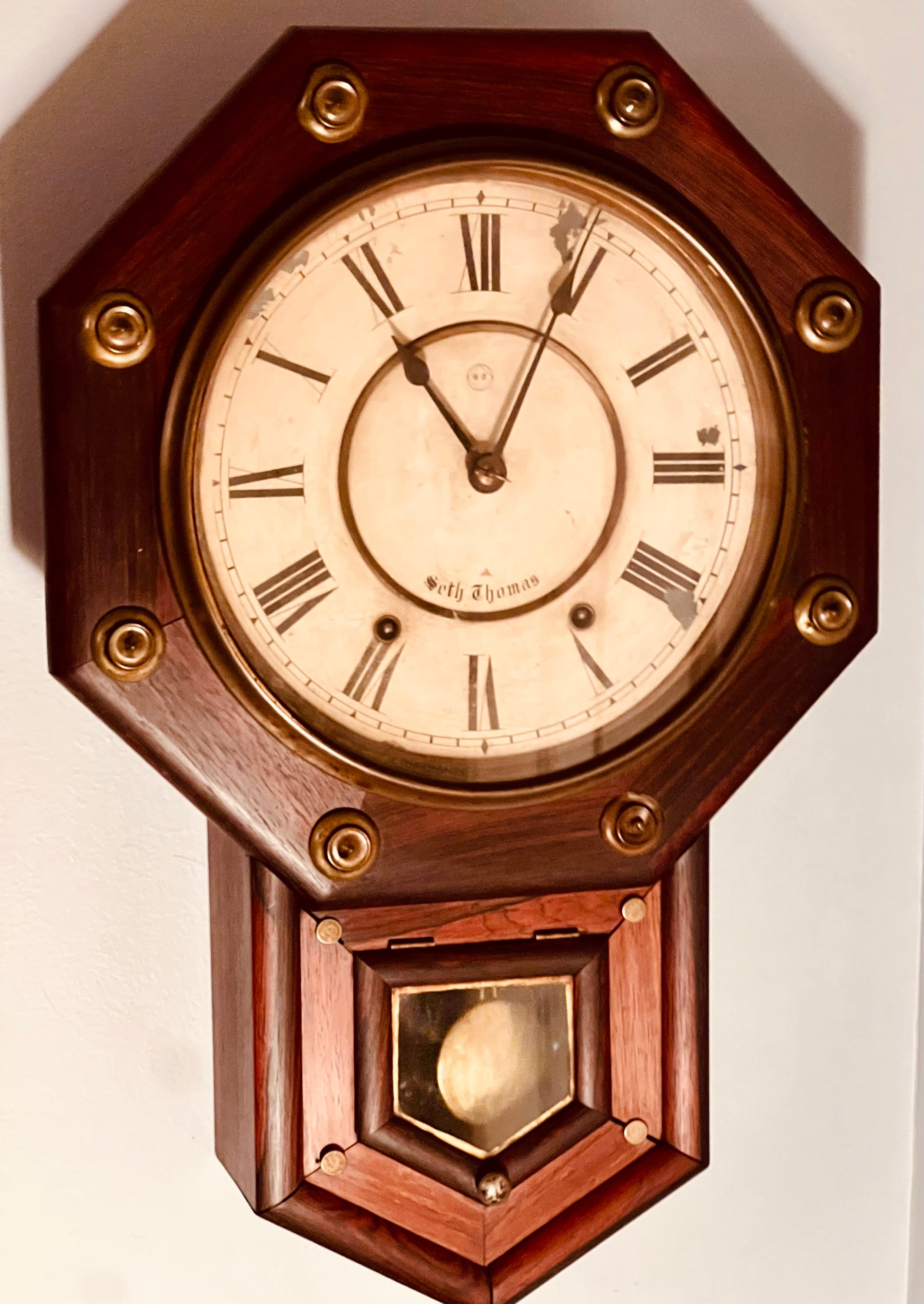 Antique Seth Thomas School House Regulator Wall Clock - Etsy