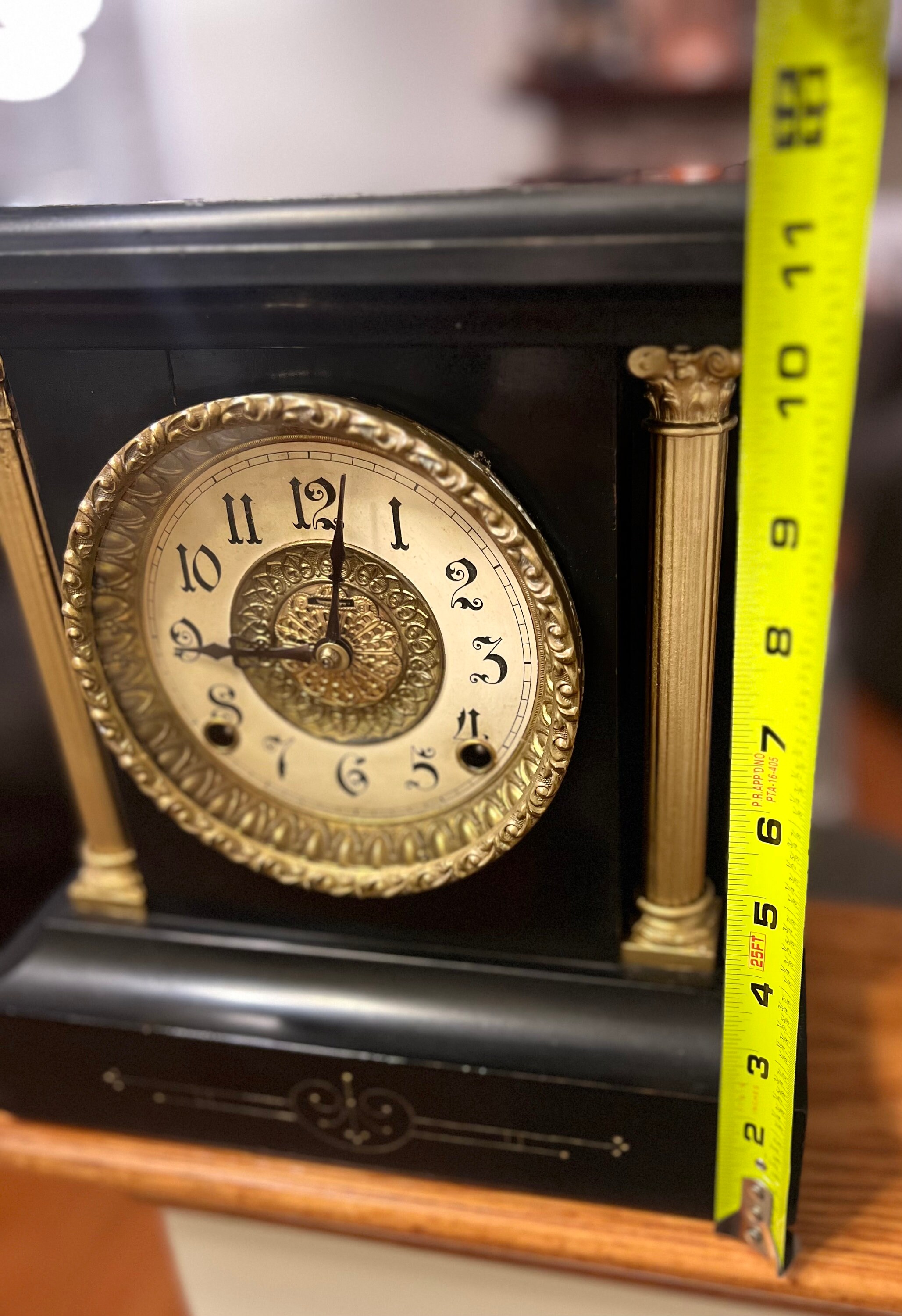 Antique E. Ingraham Mantle Clock Etsy