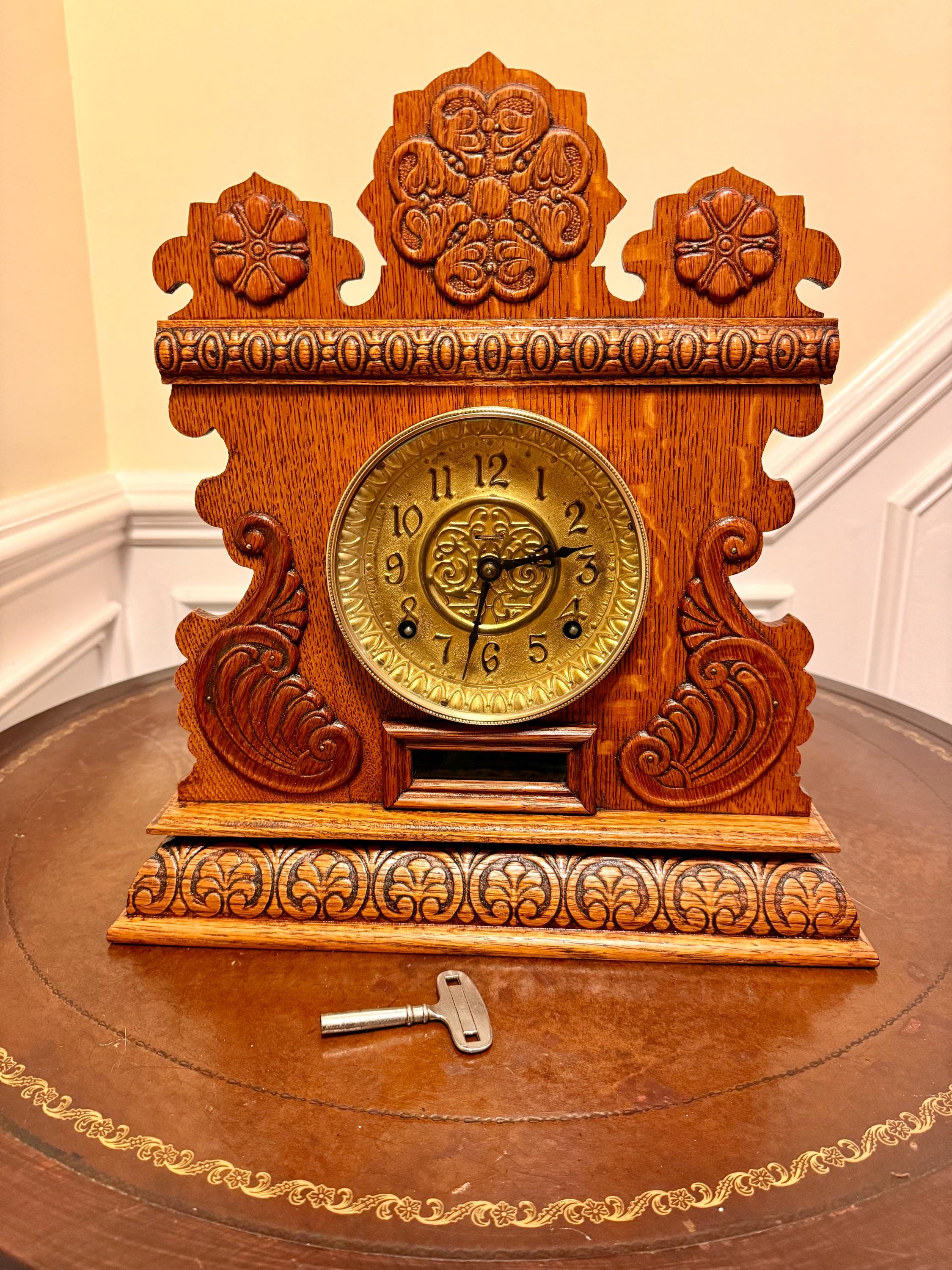 時代□ アメリカ 掛時計 E.N.WELCH[ウェルチ]約62cm 八角時計