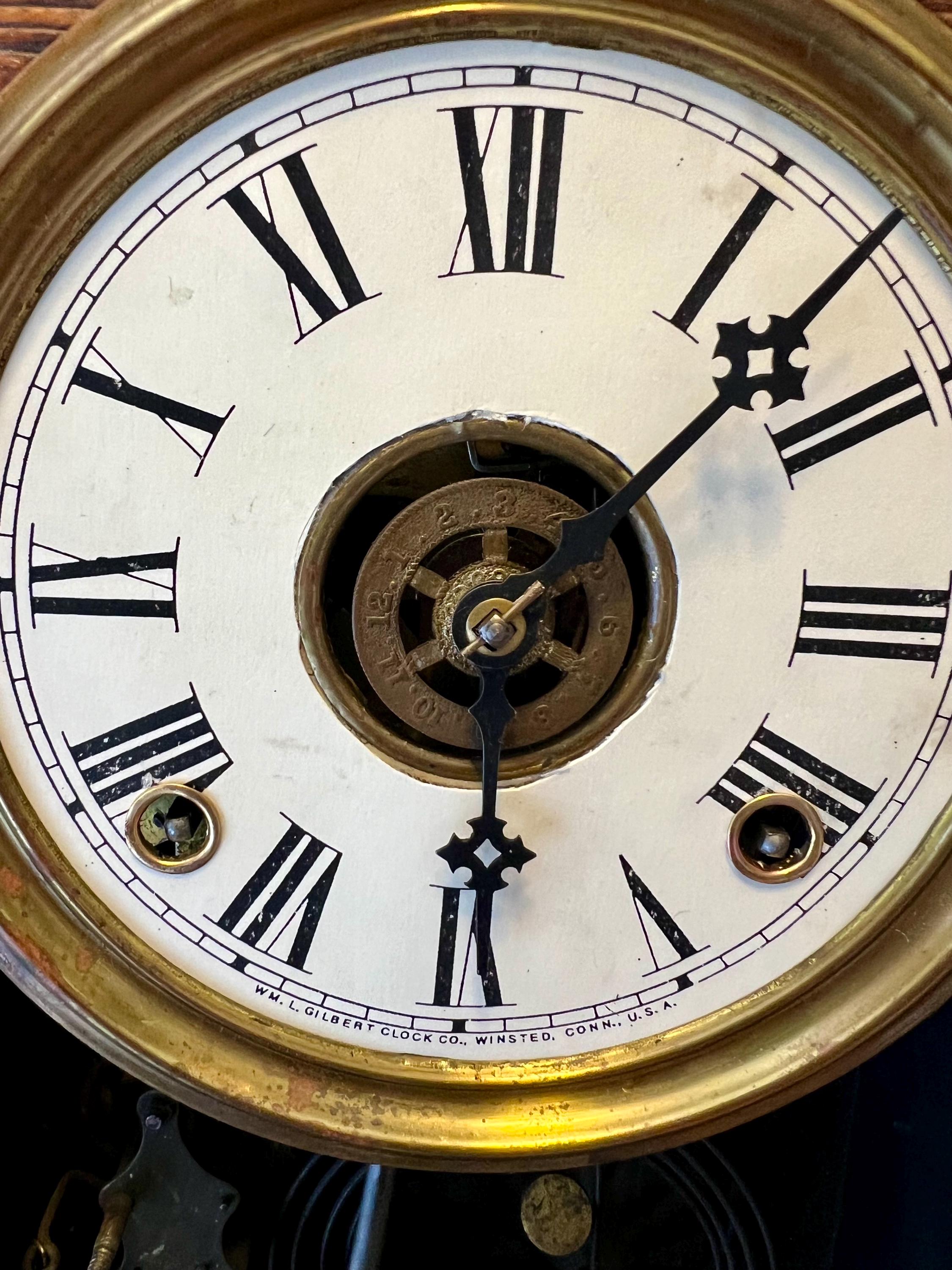 Antique Gilbert Dragon Design Gingerbread / Kitchen Clock - Etsy