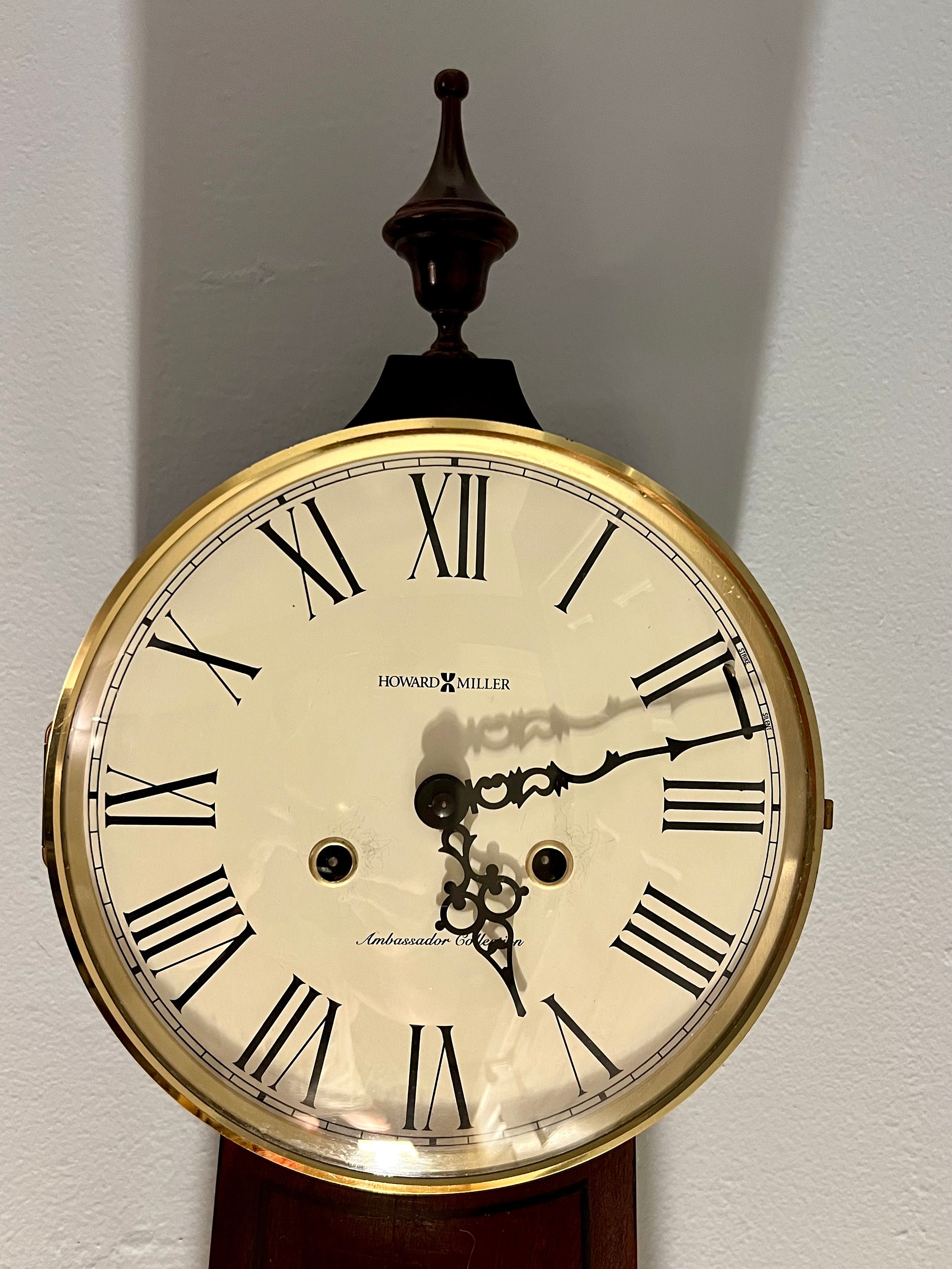 Vintage Howard Miller Banjo Clock Ambassador Series carrington Model Etsy