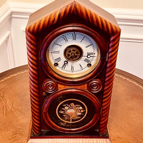Antique E. Ingraham Empire Style Doric 30 Hour Clock (1900) - Etsy