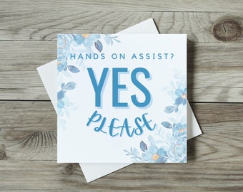 Yoga Consent Cards for Yoga Teachers | Permission to Assist or Adjust, Flip Cards | Yes or No