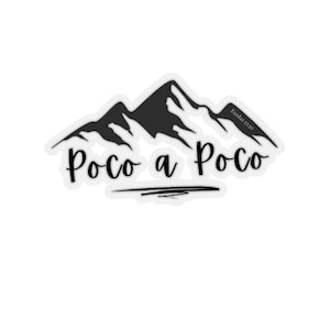 Poco a Poco Sticker
