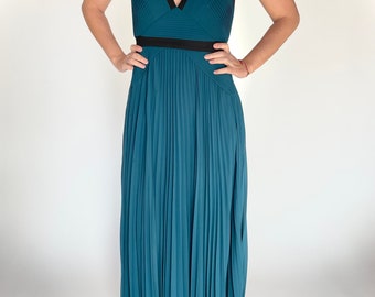 BCBG Green and black gown