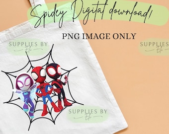 Spidey and his amazing friends PNG, Clipart, spidey and his amazing friends birthday, spidey digital download, Instant Download,