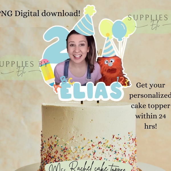 Ms.rachel Birthday Cake - Etsy