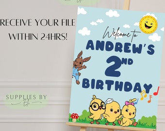 Canticos Geburtstag Willkommensschild, Canticos Geburtstag, Canticos PNG, Canticos Geburtstagsdekor, Canticos Jungen Geburtstag, Canticos Clipart