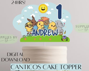 Canticos Cake Topper, Canticos Geburtstag, Canticos PNG, Canticos Geburtstag Dekor, Canticos Junge Geburtstag, Canticos Clipart