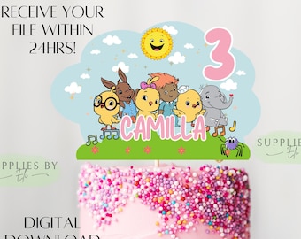Canticos Cake Topper, Canticos Geburtstag, Canticos PNG, Canticos Geburtstagsdekor, Canticos Mädchen Geburtstag, Canticos Clipart