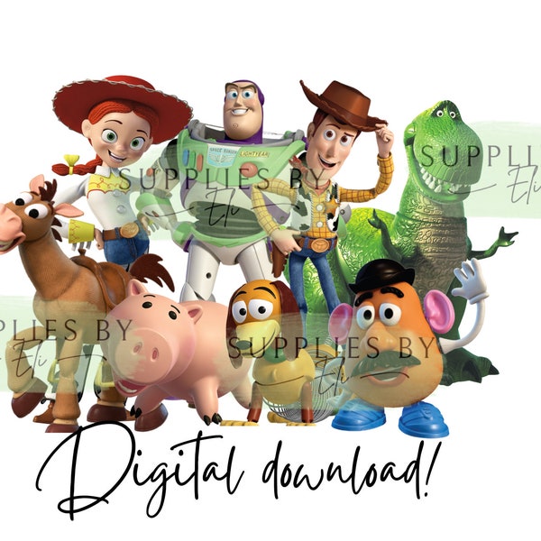 Toy Story PNG, Toy Story Gruppenbild PNG