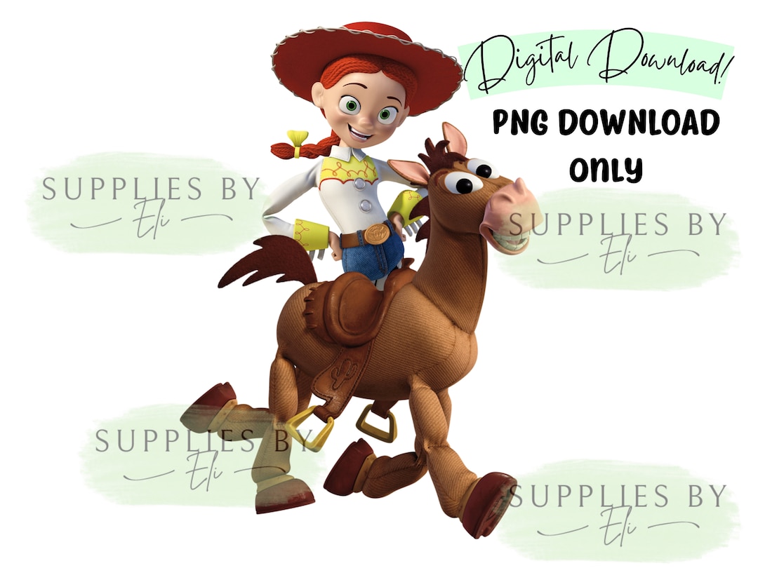 Jessie and Bullseye PNG, Toy Story PNG, Woody, Buzz, Download