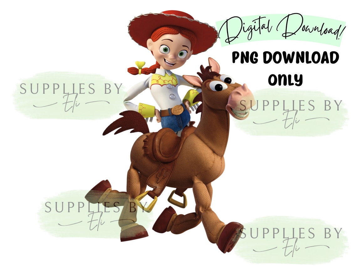 Jessie and Bullseye PNG, Toy Story PNG, Woody, Buzz, Download - Etsy