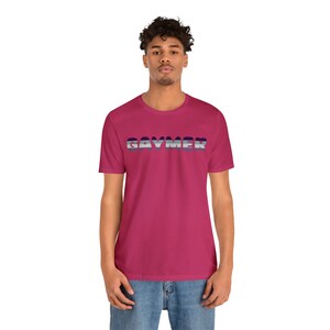 Gaymer Unisex Jersey Short Sleeve Tee For Gamers