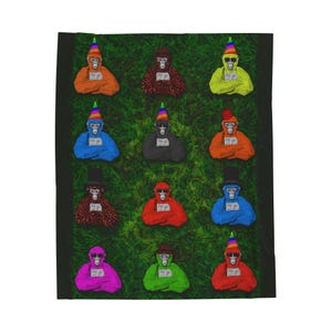 Gorilla Tag Velveteen Plush Blanket