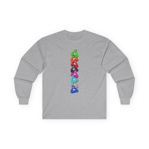Gorilla Tag Ultra Cotton Long Sleeve Tee VR Video Game Gift T-shirt Birthday Fun Party Adult image 4