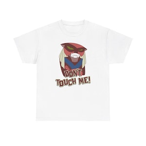 Brak Don't Touch Me! Unisex Heavy Cotton Tee, Cartoon Shirt, Funny Shirt, Cartoon, Network, Brak Show, Space Ghost, Funny Quote Shirt
