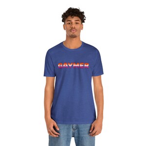 Gaymer Unisex Jersey Short Sleeve Tee For Gamers