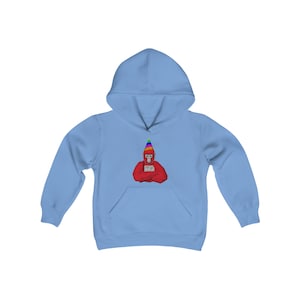 Gorilla Tag Red Monkey Jugend Schwere Mischung mit Kapuze Sweatshirt