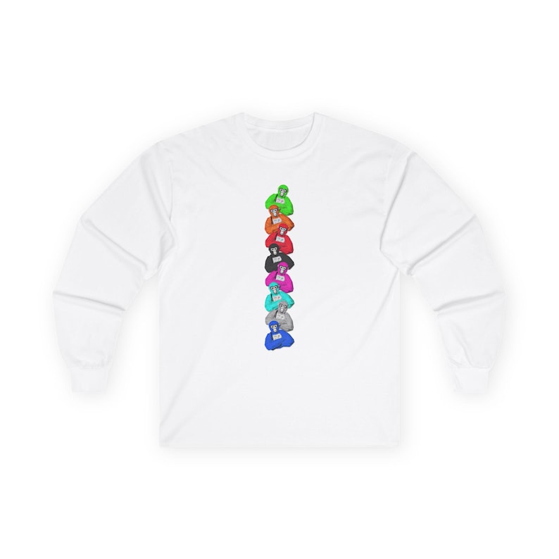 Gorilla Tag Ultra Cotton Long Sleeve Tee VR Video Game Gift T-shirt Birthday Fun Party Adult image 1